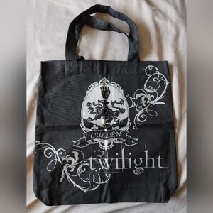 Twilight black & grey vampire tote bag